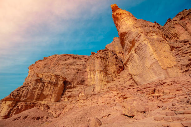 istock Timna valley. Sandstone cliffs in Timna park featuring King Solomon's Pillars 1143894279