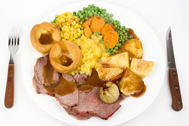 istock Traditional British Roast Beef Sunday Lunch 114389786