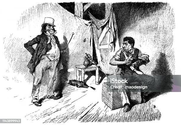 Shoemaker At Work Stock Illustration - Download Image Now - Shoemaker, 1896, 19th Century