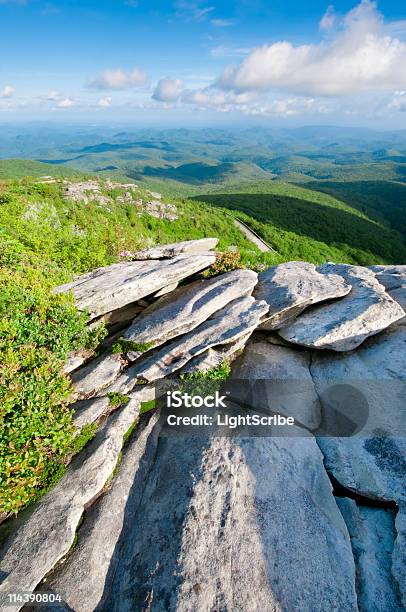 Blue Ridge Parkway - zdjęcia stockowe i więcej obrazów Park Narodowy Shenandoah - Park Narodowy Shenandoah, Góra, Lato