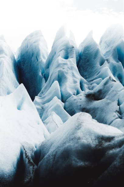 istock Close up turquoise texture of glacier Perito Moreno 1143909170