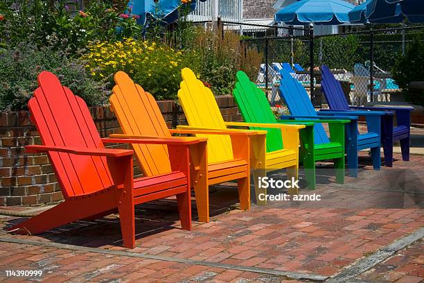 Pride Stockfoto und mehr Bilder von Adirondack-Stuhl - Adirondack-Stuhl, Regenbogen, Blau