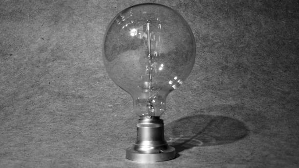 istock Edison electric lamp. Designer decorative lamp Close-up 1143912288