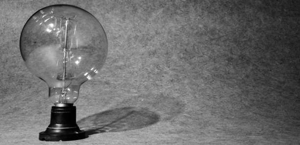 istock Edison electric lamp. Designer decorative lamp Close-up 1143912306