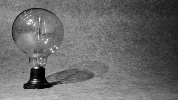 istock Edison electric lamp. Designer decorative lamp Close-up 1143912323