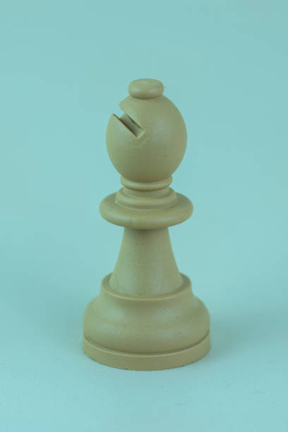 istock White bishop of chess board 1143915660