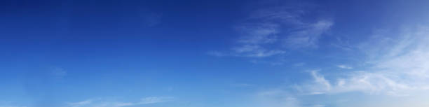 istock Panorama sky with cloud on a sunny day. 1143917547