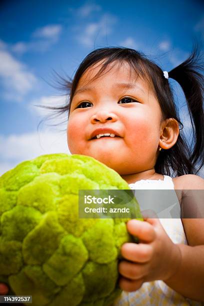 Bebé Menina Asiática - Fotografias de stock e mais imagens de 12-23 Meses - 12-23 Meses, Azul, Bebé