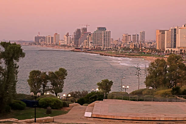 istock Tel Aviv, Israel. View from Jaffa on the sunset 1143931363