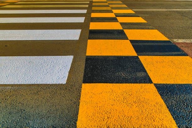 istock Traffic sign line, zebra crossing, new 1143931462