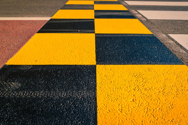 istock Traffic sign line, zebra crossing, new 1143932889