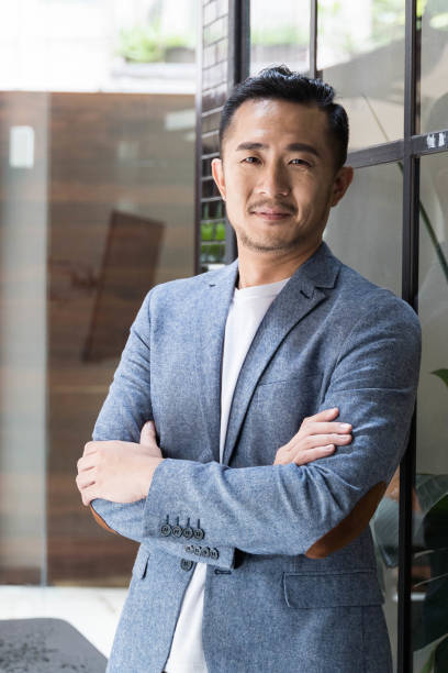 istock Successful Asian Businessman in a Modern Coworking Space 1143933162