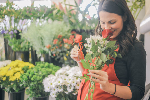 istock Flower store - Small business 1143937155