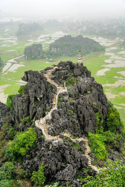 istock Hang Mua viewpoint at Trang An, Vietnam 1143939253
