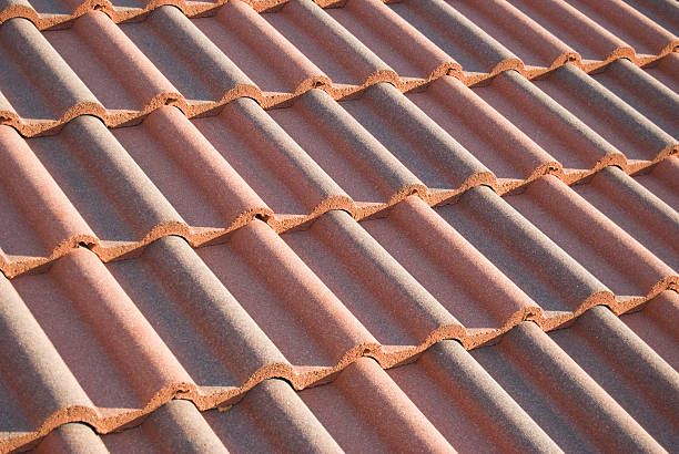 istock Terracotta roof tiles 114394372