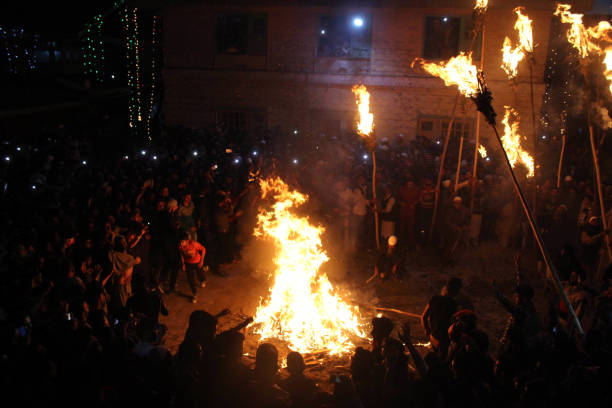 istock Torch Light Festival 1143944900