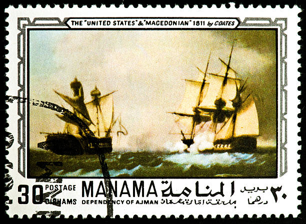 istock USS United States frigate Postage Stamp 114394838