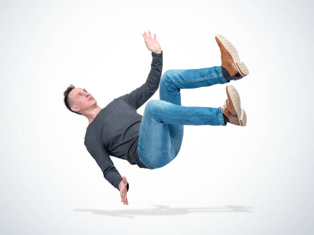istock Situation, the man is falling. Concept of an accident 1143949059