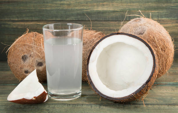istock Fresh Organic Coconut Water - Cocos nucifera 1143950851