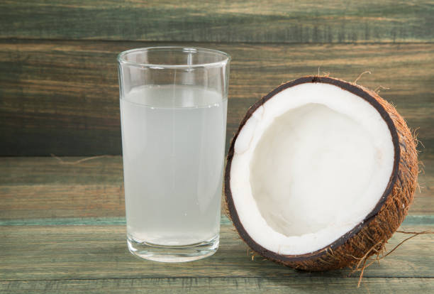 istock Fresh Organic Coconut Water - Cocos nucifera 1143952264