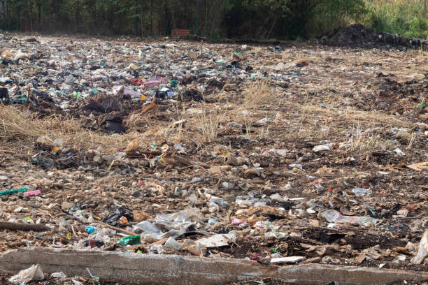 istock pile of garbage in construction site after destroy building 1143957420