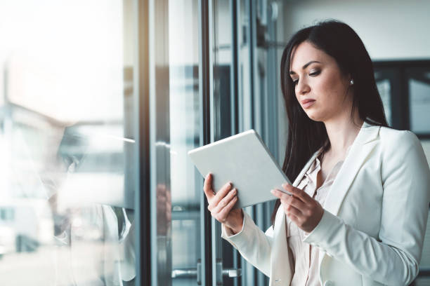 istock Businesswoman practicing presentation she's about to present to a client 1143962265