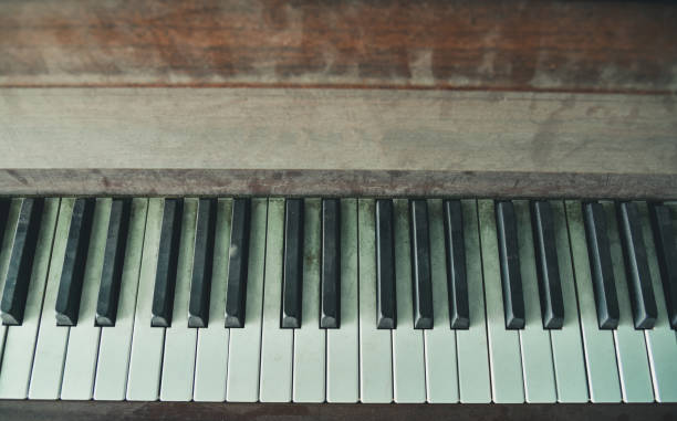 istock Piano and Piano keyboard. 1143964618