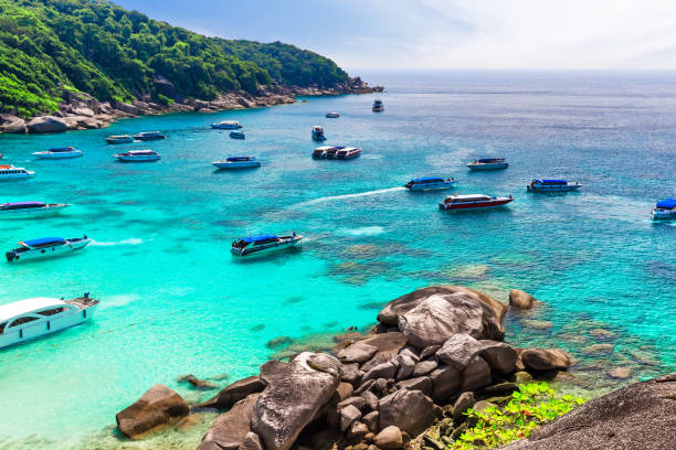 istock View of nice tropical beach. 1143967367