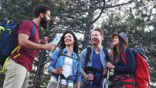 istock Friends at team building 1143967378