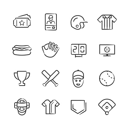 Baseball Icons—Sketchy Series