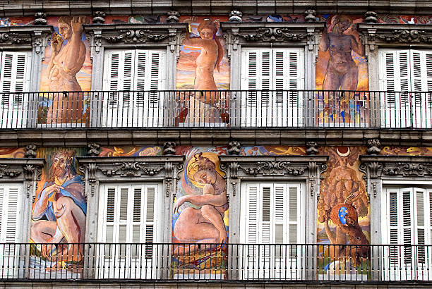 istock Plaza Mayor's painted facades 114397824