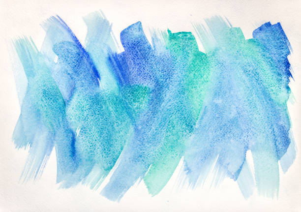 istock artistic watercolor background with expressive brush strokes 1143979712
