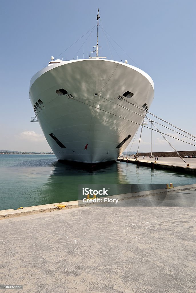 Barco ancorados - Foto de stock de Corrente royalty-free