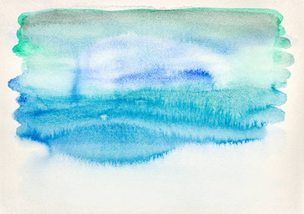 istock colorful background with hand drawn watercolor wash 1143980507