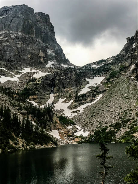 istock beautiful mountain landscape with trees and sky 1143981558
