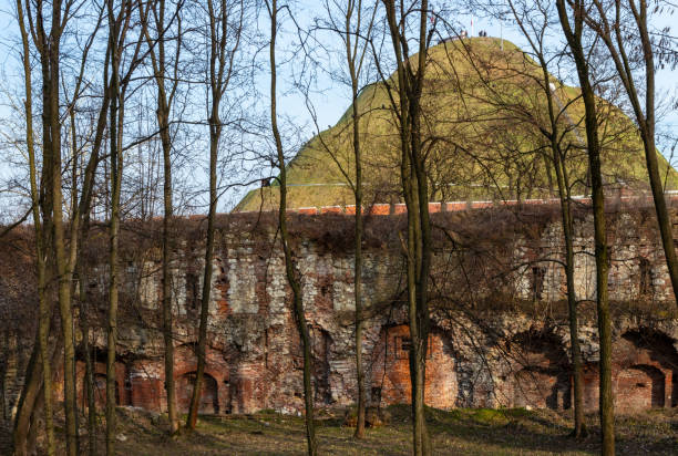 istock Ruined Fortifications around Kosciuszko Mound, Krakow, Poland 1143983861
