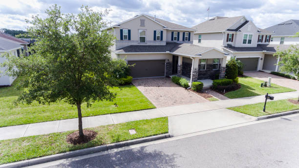 istock Aerial View House 1143986454