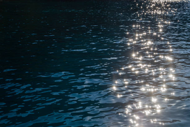 istock Sunlight reflected on the water is beautiful sparkling 1143986559