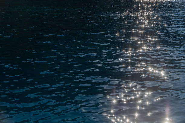 istock Sunlight reflected on the water is beautiful sparkling 1143986564