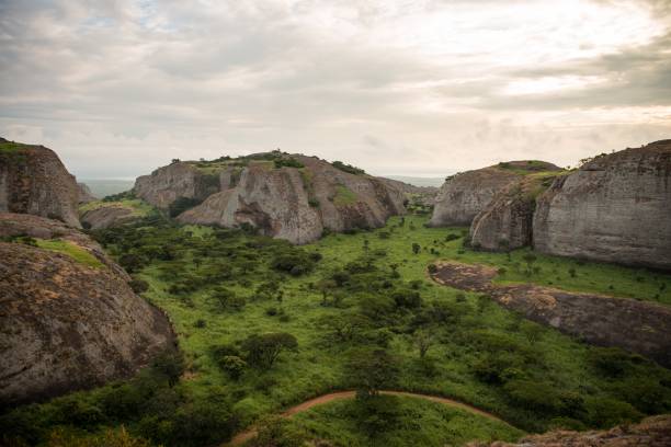 istock Pungo Andongo, Black Rocks 1143986937