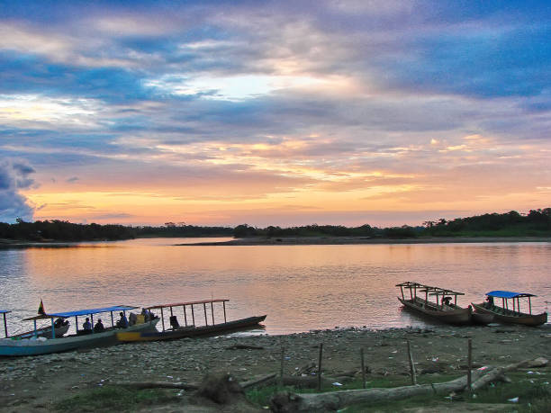 istock Bolivia, River Beni (Rio Beni) Scenic landscapes sunsets 1143997056