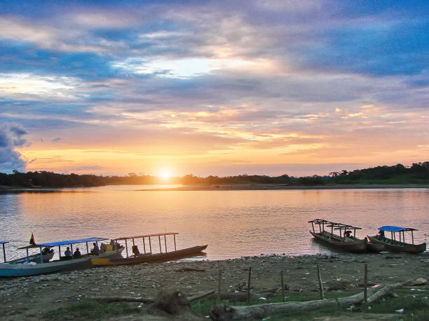 istock Bolivia, River Beni (Rio Beni) Scenic landscapes sunsets 1143997075