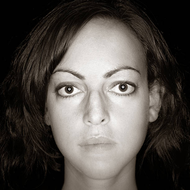 istock Portrait of a young beautiful dark-haired woman 114399708