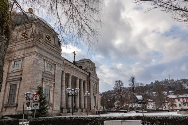 istock Sankt Blasien Abbey in the black forest 1144005745