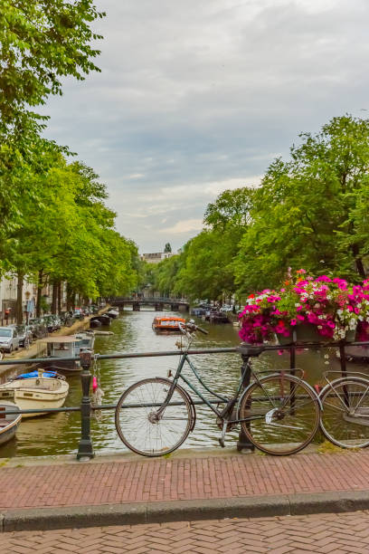 istock scene of canal in amstedram 1144021457