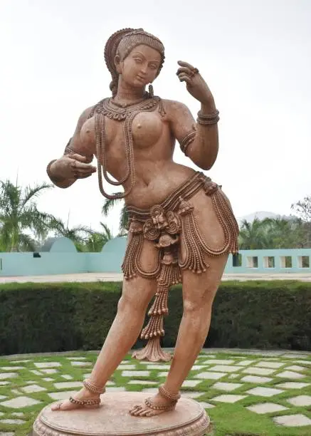 Ancient sculpture of Apsara - A most beautiful woman in the Hindu methodology