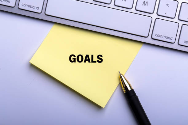 istock Goal word concept in the paper 1144035118