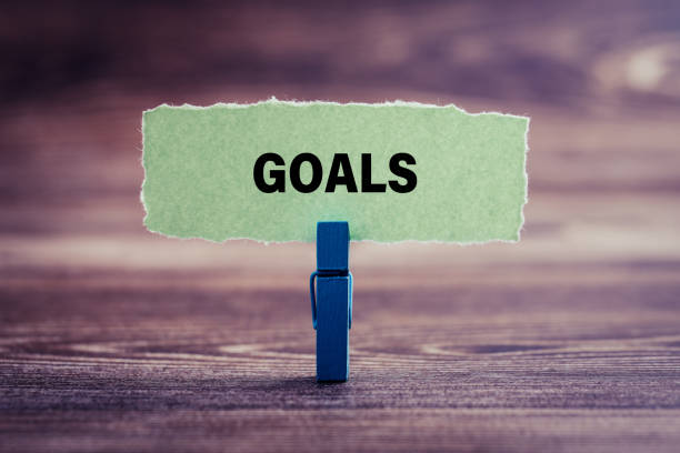 istock Goal word concept in the paper 1144036582