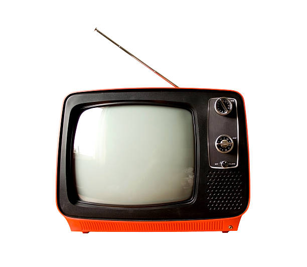 istock Red Retro TV Isolated 114404984