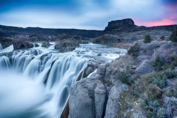 istock Shoshone Falls and morning glow 1144050083